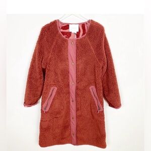 Anthro Margot Reversible Sherpa Coat